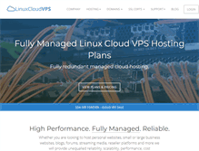 Tablet Screenshot of linuxcloudvps.com